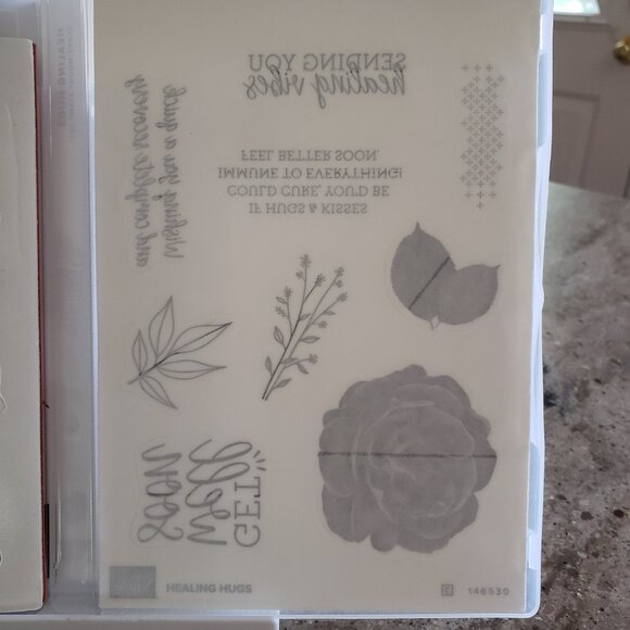 Stampin' Up! 'HEALING HUGS' Cling Stamp Set (Used) - Picture 5 of 9